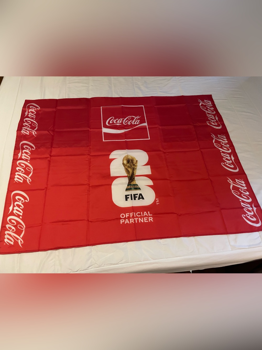 Coca Cola Red FIFA World Cup Wearable Flag